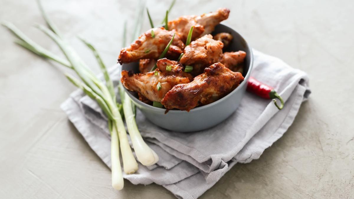 Asia hähnchenflügel im Airfryer