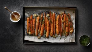 Honig-karotten im Airfryer
