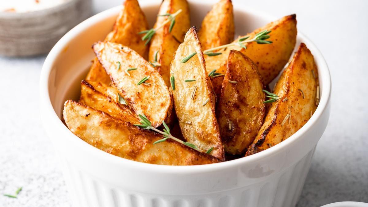 Kartoffel-spalten im Airfryer