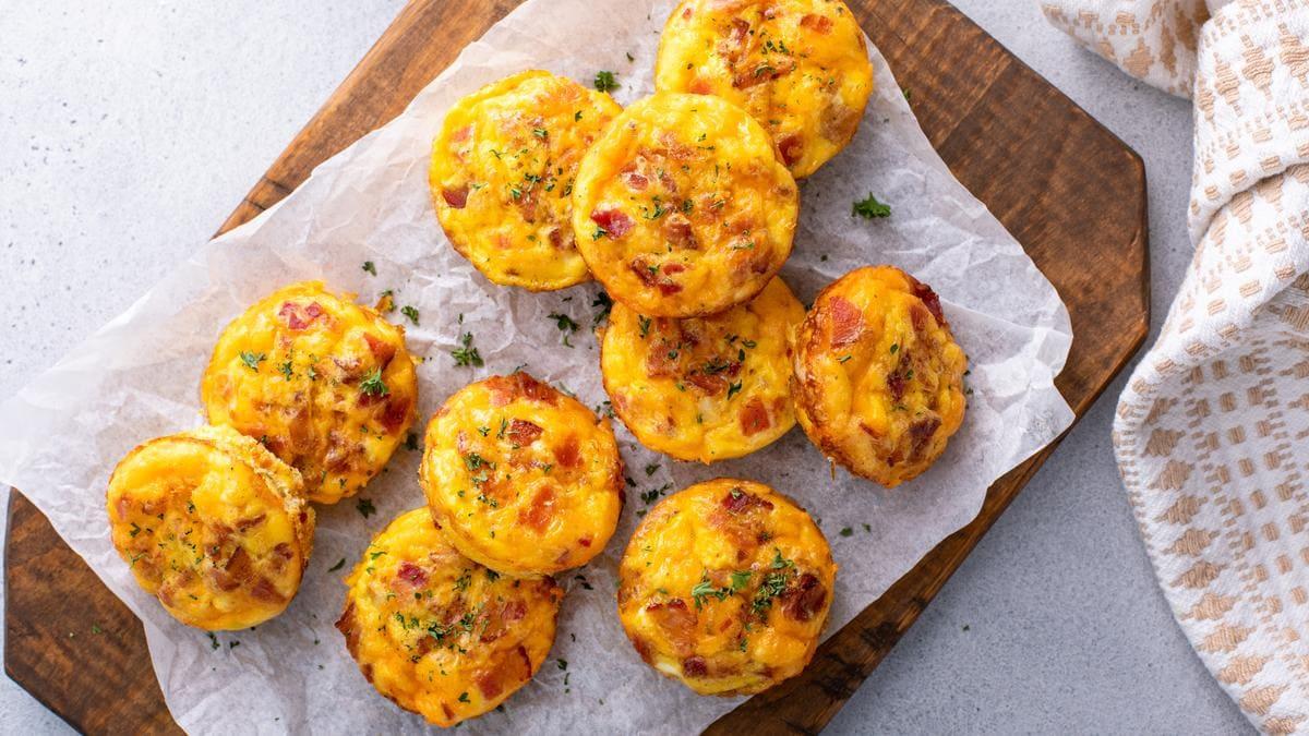 Schinken Käse Muffins Im Airfryer | Heissluftfritteuse Rezepte