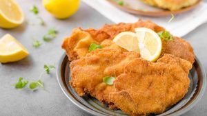 Schnitzel wiener art im Airfryer