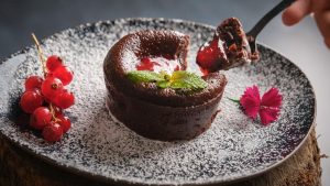 Schoko soufflé im Airfryer